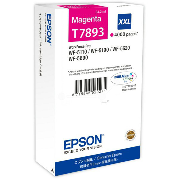 E-shop Epson T7893 XXL, C13T789340 (Purpurová).cz - originál
