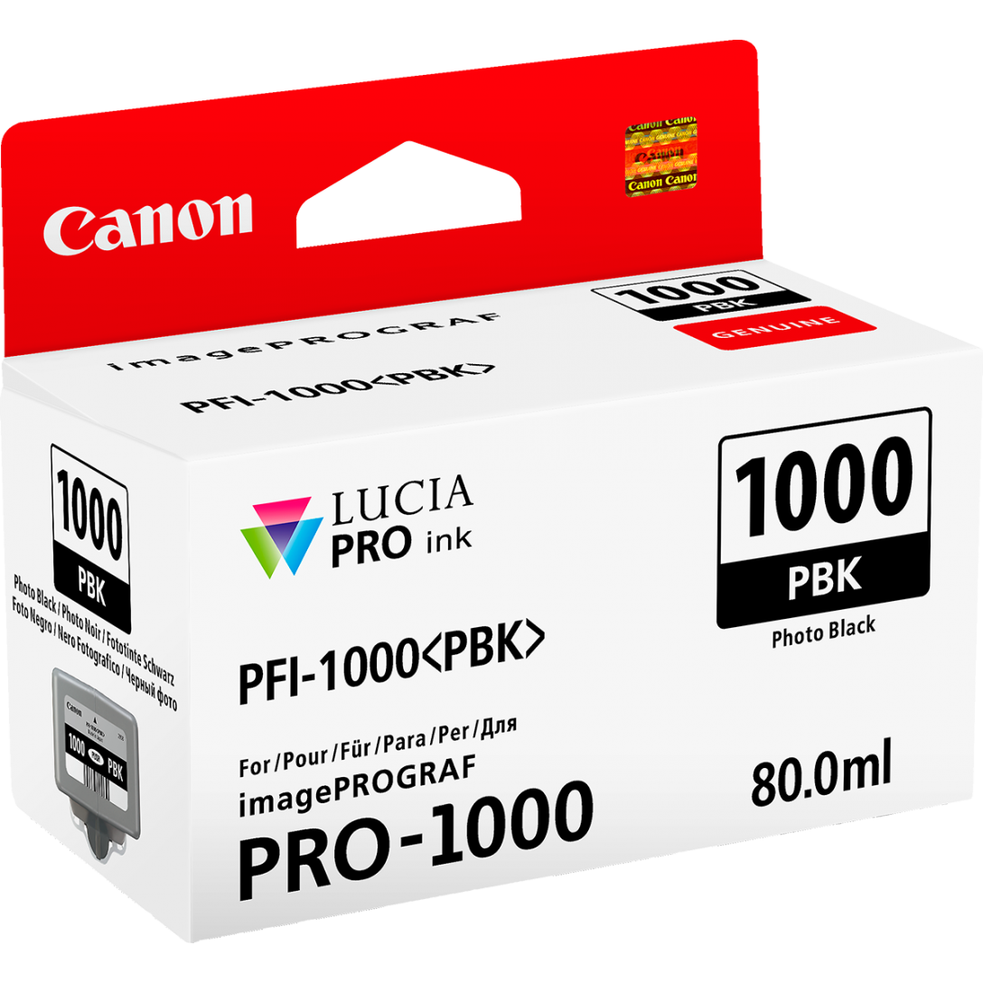 E-shop Cartridge Canon PFI-1000PBK, PFI-1000 PBK, 0546C001 - originálny (Foto černá)