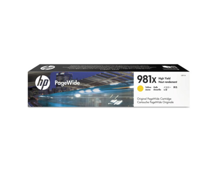 Cartridge HP 981X, HP L0R11A - originálny (Žltá)