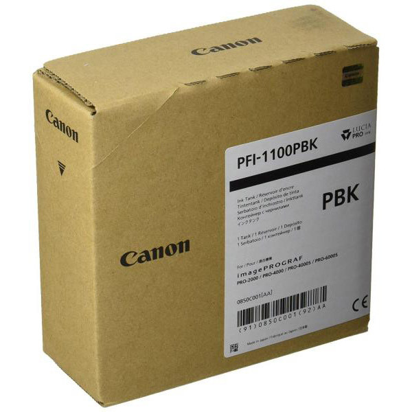 E-shop Cartridge Canon PFI-1100PBK, 0850C001 - originálny (Foto černá)