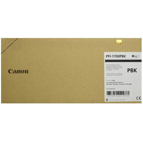E-shop Cartridge Canon PFI-1700PBK, 0775C001 - originálny (Foto černá)