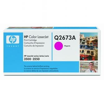 HP Tonerová cartridge HP Color LaserJet 3500, N, 3550, N, DN, DTN, červená, Q2673A, - originál