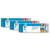 Cartridge Multi pack HP 91, C9483A - originální (3ks, Azúrová)