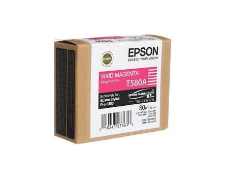 Atramentová cartridge Epson Stylus Pro 3800, C13T580A00, vivid magenta, 80ml