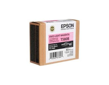 Atramentová cartridge Epson Stylus Pro 3800, C13T580B00, vivid light magenta, 80ml